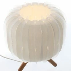 Lussiol Lighting Lampes à Poser Lampe En Polypropylène Blanc H.20 Cm -Éclairage Soldes 2024 lampe en polypropylene blanc h 20 cm 2