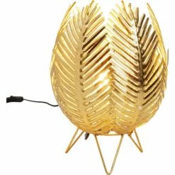 Kare Design Lampes à Poser Lampe Feuilles En Acier Doré -Éclairage Soldes 2024 lampe feuilles en acier dore 3