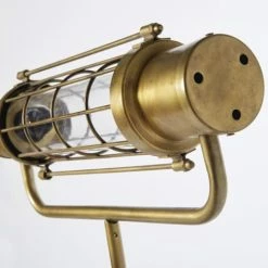 Maisons Du Monde Lampes à Poser Lampe Indus En Métal Doré Effet Vieilli -Éclairage Soldes 2024 lampe indus en metal dore effet vieilli 1000 13 0 202704 2