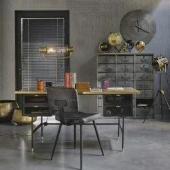 Maisons Du Monde Lampes à Poser Lampe Indus En Métal Doré Effet Vieilli -Éclairage Soldes 2024 lampe indus en metal dore effet vieilli 1000 13 0 202704 4