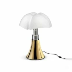 Martinelli Luce Lampes à Poser Lampe LED Cuivrée Avec Variateur H35cm -Éclairage Soldes 2024 lampe led doree avec variateur h35cm