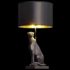 ITEM International Lampes à Poser Lampe Léopard En Résine 58 Cm -Éclairage Soldes 2024 lampe leopard en resine 58 cm 1