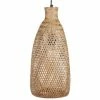 Beliani Suspensions Lampe Suspendue En Bambou Naturel -Éclairage Soldes 2024 lampe suspendue en bambou naturel