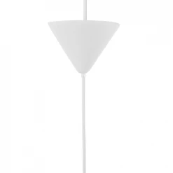 Beliani Suspensions Lampe Suspension Blanc -Éclairage Soldes 2024 lampe suspension blanc 2