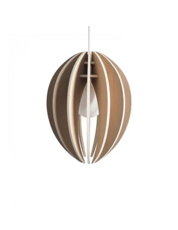 Gone's Suspensions Lampe Suspension Bois Et Béton Chêne Naturel Cordon Noir 7 Gone's Suspensions Lampe Suspension Bois Et Béton Chêne Naturel Cordon Noir – Image 5