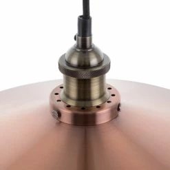 Beliani Suspensions Lampe Suspension Cuivré -Éclairage Soldes 2024 lampe suspension cuivre 4