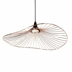 Beliani Suspensions Lampe Suspension En Métal Cuivré -Éclairage Soldes 2024 lampe suspension en metal cuivre 3