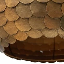 Bepurehome Suspensions Lampe Suspension Métal Antique Messing Doré -Éclairage Soldes 2024 lampe suspension metal antique messing dore 2