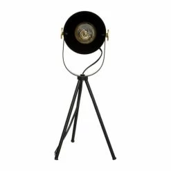Home Maison Lampes à Poser Lampe Trépied Noir H45cm -Éclairage Soldes 2024 lampe trepied noir h45cm 3