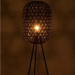 Meubles & Design Lampadaires Lampe Trépieds Style Ethnique Bambou -Éclairage Soldes 2024 lampe trepieds style ethnique bambou 1