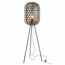 Meubles & Design Lampadaires Lampe Trépieds Style Ethnique Bambou -Éclairage Soldes 2024 lampe trepieds style ethnique bambou 2