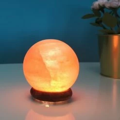 Zen'Arôme Guirlandes Et Décorations Lumineuses Lampe USB En Cristal De Sel D'Himalaya Sphère -Éclairage Soldes 2024 lampe usb en cristal de sel d himalaya sphere 2