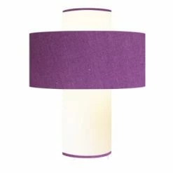 Abat-jours Lampes à Poser Lampe Chocolat D 35cm 12 Abat-jours Lampes à Poser Lampe Chocolat D 35cm -Éclairage Soldes 2024 lampe violet d 35 cm 3