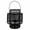 Now’s Home Lampes à Poser Lanterne En Bambou Avec Photophore En Verre -Éclairage Soldes 2024 lanterne en bambou avec photophore en verre