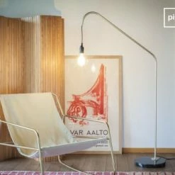 PIB Lampadaires Liseuse En Métal Et Marbre Noir -Éclairage Soldes 2024 liseuse en metal et marbre noir 1