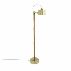 DIZY Design Lampadaires Luminaire à Poser Chêne Et Métal Vernis BRUT -Éclairage Soldes 2024 luminaire a poser chene et metal laiton 12
