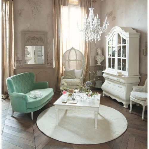 Maisons Du Monde Lustres Lustre à Pampilles En Métal Blanc D75 7 Maisons Du Monde Lustres Lustre à Pampilles En Métal Blanc D75 – Image 5