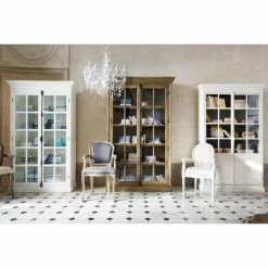 Maisons Du Monde Lustres Lustre à Pampilles En Métal Blanc Effet Vieilli D73 -Éclairage Soldes 2024 lustre a pampilles en metal blanc effet vieilli d73 1000 4 11 130309 1