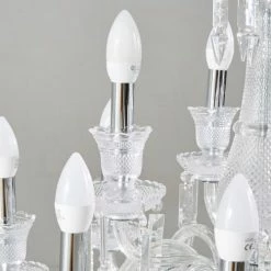Maisons Du Monde Lustres Lustre à Pampilles En Métal Chromé -Éclairage Soldes 2024 lustre a pampilles en metal chrome 1000 5 0 177366 2