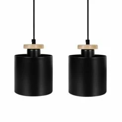 Tosel Lustres Lustre Acier Noir -Éclairage Soldes 2024 lustre acier noir 6