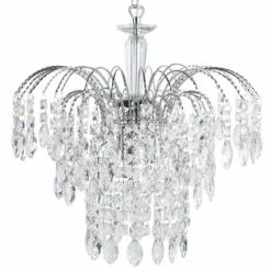 Beliani Lustres Lustre Argenté