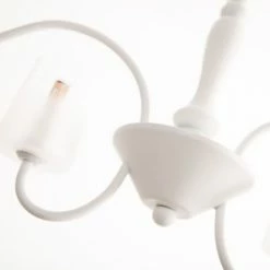 Keria Lustres Lustre En Glass Blanc -Éclairage Soldes 2024 lustre en glass blanc 5