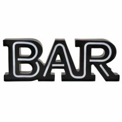 Maisons Du Monde Guirlandes Et Décorations Lumineuses Mot Lumineux à Néon En Métal Noir