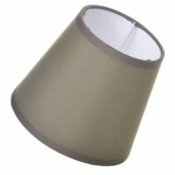 Unimasa Lampes à Poser Petit Abat-jour Gris Clair -Éclairage Soldes 2024 petit abat jour marron 13 cm