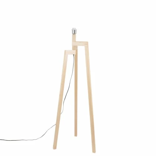 Maisons Du Monde Lampadaires Pied De Lampadaire En Hévéa Clair H132 4 Maisons Du Monde Lampadaires Pied De Lampadaire En Hévéa Clair H132 – Image 2