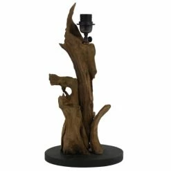 Light & Living Lampes à Poser Pied De Lampe En Bois -Éclairage Soldes 2024 pied de lampe en bois 3