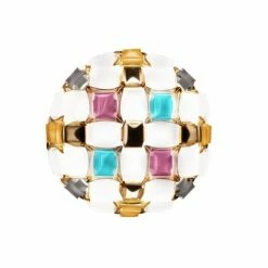 SLAMP Suspensions Plafonnier/Applique Mida Plastique Multicolore 50x50x16 Cm