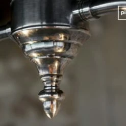 PIB Lampes à Poser Plafonnier Art Nouveau En Métal Argenté -Éclairage Soldes 2024 plafonnier art nouveau en metal argente 2