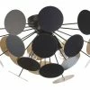 Beliani Suspensions Plafonnier Design Noir Et Doré -Éclairage Soldes 2024 plafonnier design noir et dore