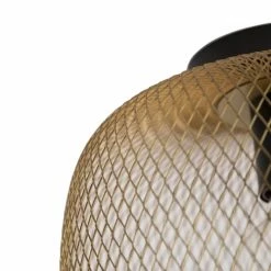 QAZQA Suspensions Plafonnier En Acier Doré/laiton -Éclairage Soldes 2024 plafonnier en acier dore laiton 20