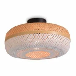 Good & Mojo Suspensions Plafonnier En Bambou Blanc D40 -Éclairage Soldes 2024 plafonnier en bambou blanc d40 5
