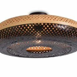 Good & Mojo Suspensions Plafonnier En Bambou Noir D60 -Éclairage Soldes 2024 plafonnier en bambou noir d60 4