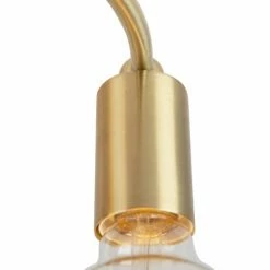 QAZQA Suspensions Plafonnier En Métal Doré/laiton -Éclairage Soldes 2024 plafonnier en metal dore laiton 2