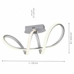 Keria Suspensions Plafonnier En Métal Gris -Éclairage Soldes 2024 plafonnier en metal gris 2