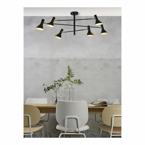 It's About Romi Suspensions Plafonnier Noir 6 Lumières 4 It's About Romi Suspensions Plafonnier Noir 6 Lumières – Image 2