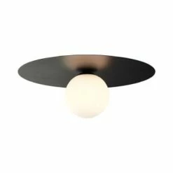 Brilliant Suspensions Plafonnier Ou Applique Murale Métal Or/verre D30cm -Éclairage Soldes 2024 plafonnier ou applique murale metal noir verre d30cm