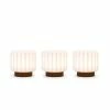 Atelier Pierre Lampes à Poser Set De 3 Lampes Dentelles 9cm Pvc Terracotta -Éclairage Soldes 2024 set de 3 lampes dentelles 9cm pvc terracotta