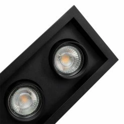 QAZQA Appliques Murales Et Spots Spot à Encastrer En Aluminium Noir -Éclairage Soldes 2024 spot a encastrer en aluminium noir 2