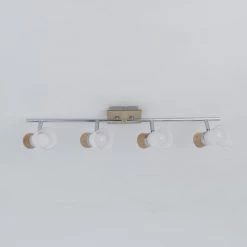 Keria Appliques Murales Et Spots Spot De Plafond (réglette/plafonnier) En Bois -Éclairage Soldes 2024 spot de plafond reglette plafonnier en bois 2