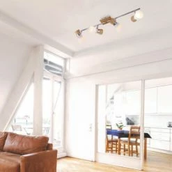 Keria Appliques Murales Et Spots Spot De Plafond (réglette/plafonnier) En Bois -Éclairage Soldes 2024 spot de plafond reglette plafonnier en bois 4