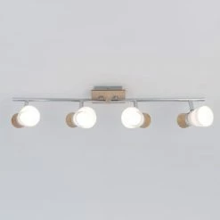 Keria Appliques Murales Et Spots Spot De Plafond (réglette/plafonnier) En Bois -Éclairage Soldes 2024 spot de plafond reglette plafonnier en bois 5