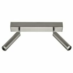 Laurie Lumière Appliques Murales Et Spots Spot De Plafond (réglette/plafonnier) En Métal Argente -Éclairage Soldes 2024 spot de plafond reglette plafonnier en metal argente 2