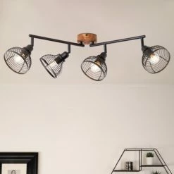 Brilliant Suspensions Spot De Plafond (réglette/plafonnier) En Métal Noir -Éclairage Soldes 2024 spot de plafond reglette plafonnier en metal noir 2