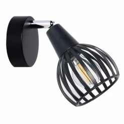 Keria Appliques Murales Et Spots Spot Mural 1 Lumières En Métal Noir -Éclairage Soldes 2024 spot mural 1 lumieres en metal noir 2