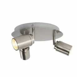 QAZQA Appliques Murales Et Spots Spot Plafond En Acier -Éclairage Soldes 2024 spot plafond en acier 1