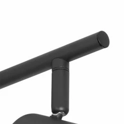 QAZQA Appliques Murales Et Spots Spot Plafond En Acier Noir -Éclairage Soldes 2024 spot plafond en acier noir 34